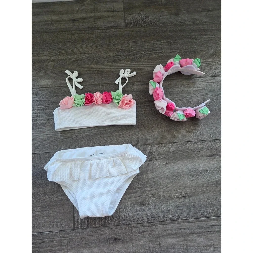 Janie‎ and jack baby girl swimsuit set 12-18 mos